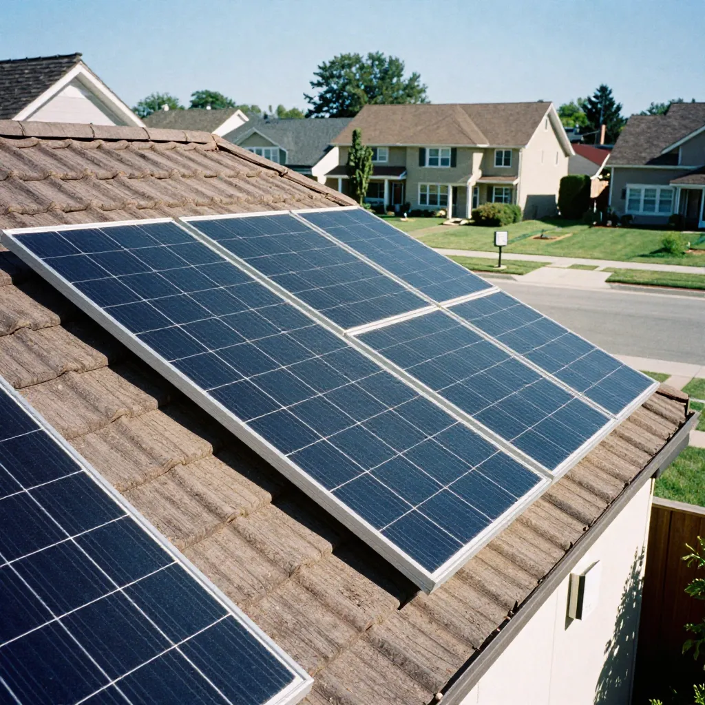 Modern energy-efficient home interior